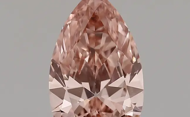 1.64ct FANCY VIVID  PINK VVS2 Pear (IGI)