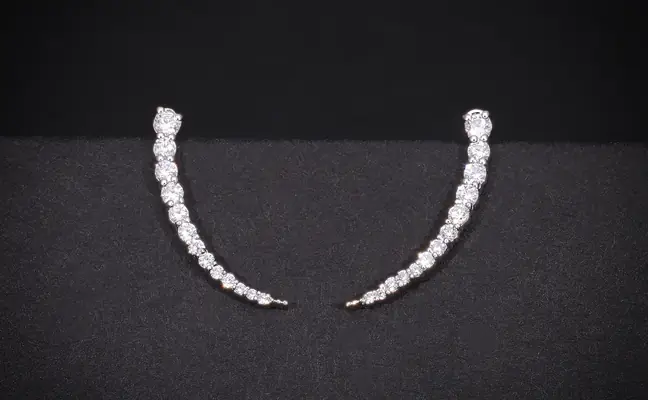 Lab Grown Diamond Eternity Earrings