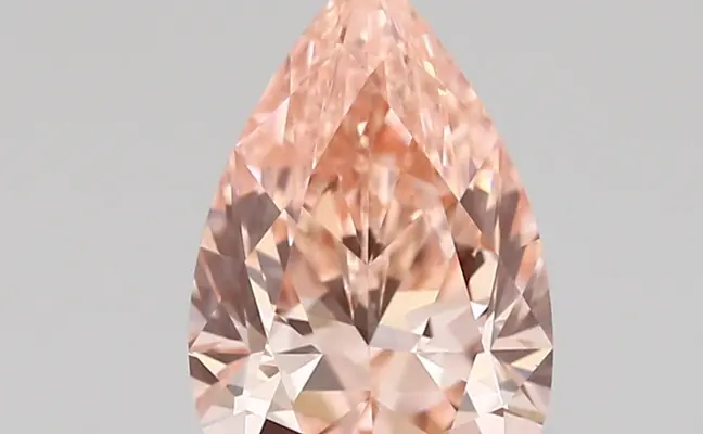 1.63ct FANCY VIVID  PINK VVS2 Pear (IGI)