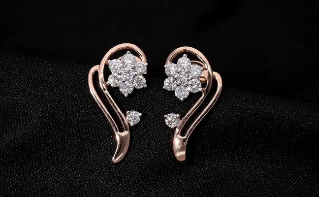Lab Grown Diamond Love Earrings