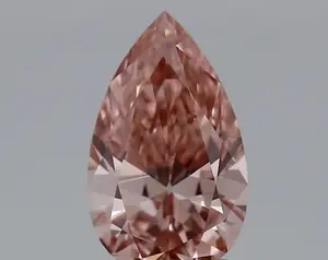 1.59ct FANCY VIVID  PINK VVS1 Pear (IGI)