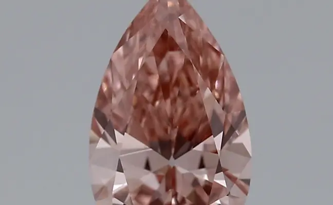 1.59ct FANCY VIVID  PINK VVS1 Pear (IGI)