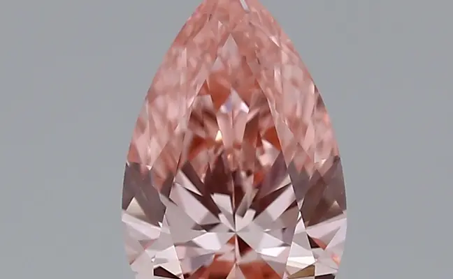 1.59ct FANCY VIVID  PINK VS1 Pear (IGI)