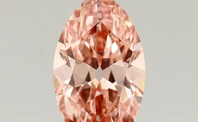 1.59ct FANCY VIVID  PINK VVS2 Moval (IGI)