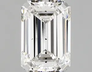 1.58ct F SI1 Emerald (IGI)