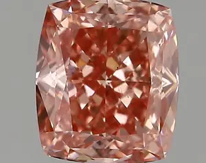 1.58ct FANCY VIVID  PINK VS2 Cushion (IGI)