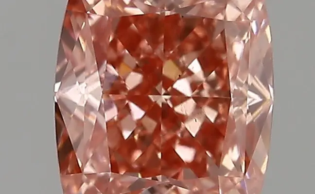 1.58ct FANCY VIVID  PINK VS2 Cushion (IGI)