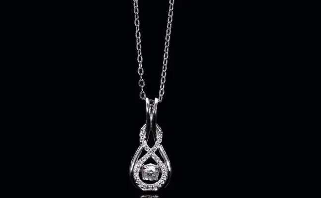 Lab Grown Diamond Infinity Pendant