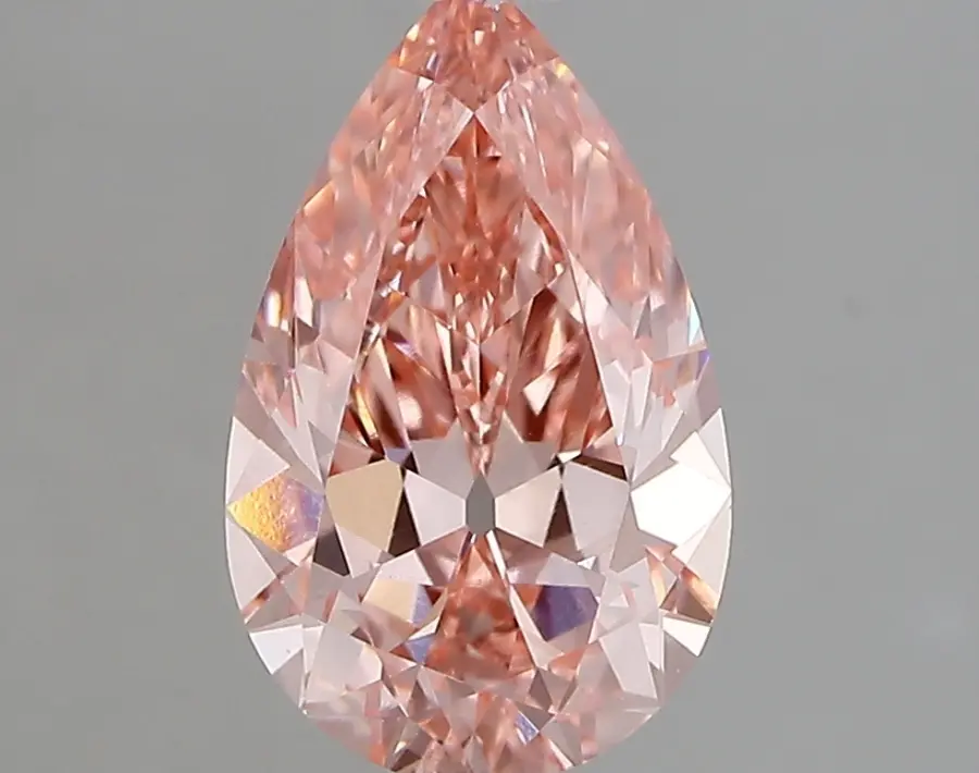 1.56ct FANCY VIVID  PINK VVS2 Pear (IGI)