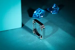 Lab Grown Diamond Tear Pendant