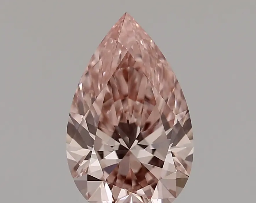 1.54ct FANCY VIVID  PINK VVS2 Pear (IGI)