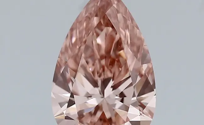 1.54ct FANCY VIVID  PINK VS1 Pear (IGI)