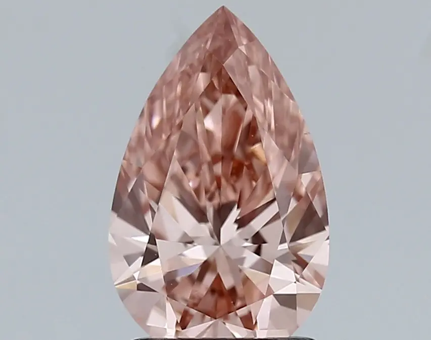 1.54ct FANCY VIVID  PINK VS1 Pear (IGI)