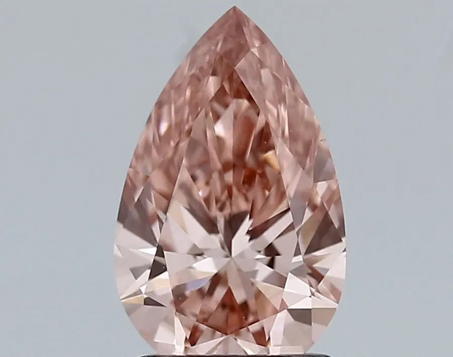 1.54ct FANCY VIVID  PINK VS1 Pear (IGI)