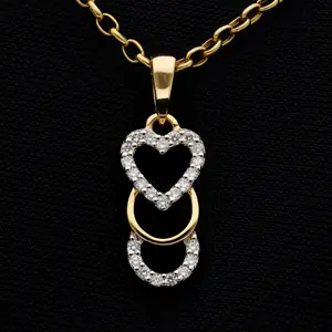Lab Grown Diamond Heart Pendant
