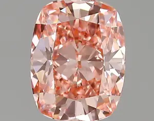 1.53ct FANCY VIVID  PINK VS2 Cushion (IGI)
