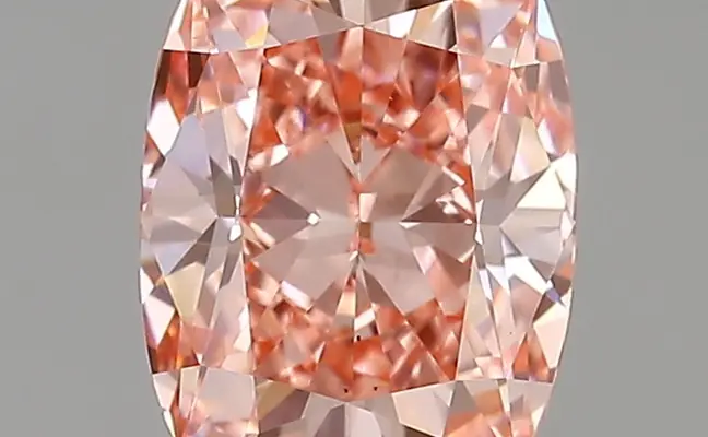 1.53ct FANCY VIVID  PINK VS2 Cushion (IGI)