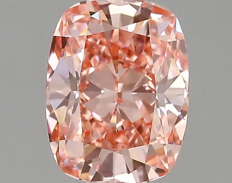 1.53ct FANCY VIVID  PINK VS2 Cushion (IGI)