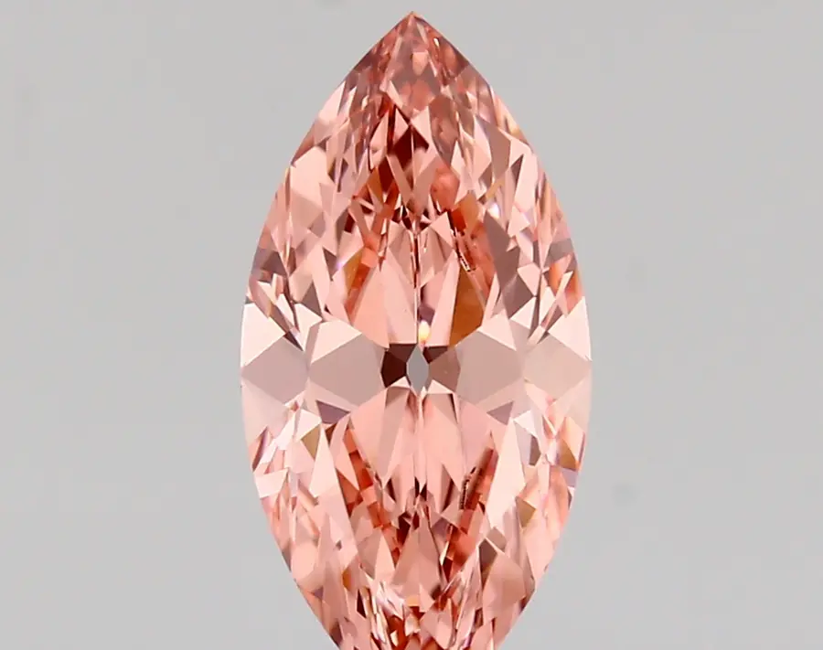 1.51ct FANCY VIVID  PINK VS1 Marquise Old Miner (IGI)