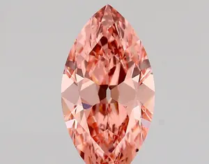 1.51ct FANCY VIVID  PINK VVS2 Marquise Old Miner (IGI)