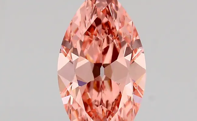 1.51ct FANCY VIVID  PINK VVS2 Marquise Old Miner (IGI)