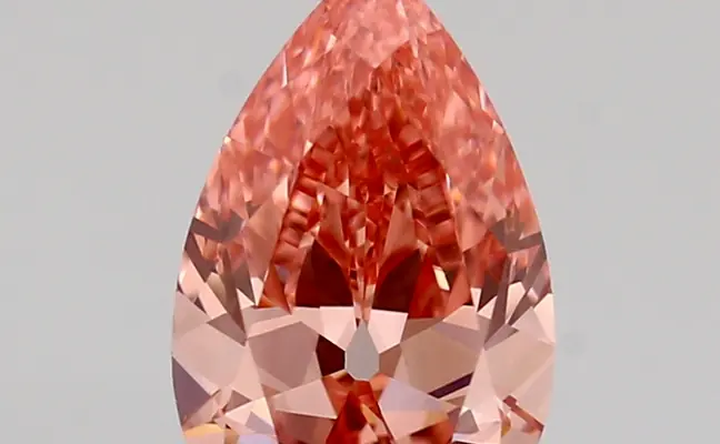 1.51ct FANCY VIVID  PINK VVS2 Pear (IGI)