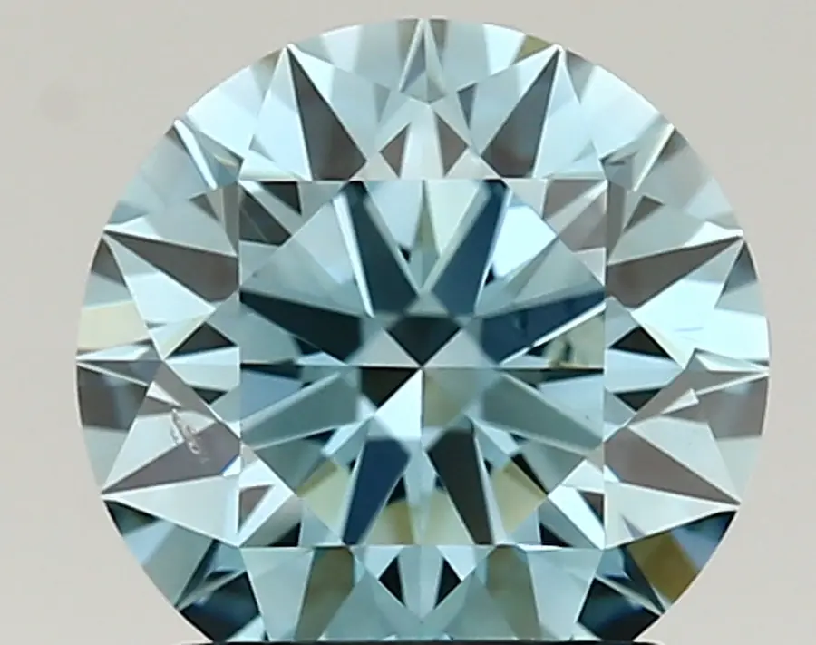 1.51ct FANCY VIVID  BLUE VS2 Round (IGI)