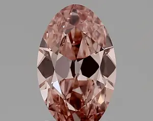 1.50ct FANCY VIVID  PINK VS1 Oval Old Miner (IGI)