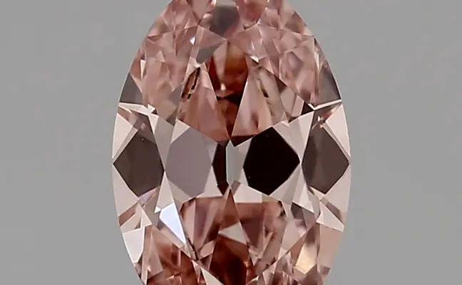 1.50ct FANCY VIVID  PINK VS1 Oval Old Miner (IGI)
