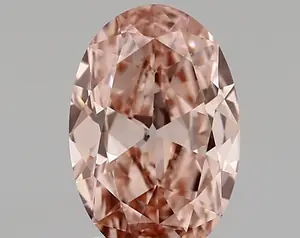 1.50ct FANCY INTENSE  PINK VVS2 Oval Old Miner (IGI)