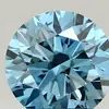 1.48ct FANCY VIVID  BLUE SI1 Round (IGI), image 1