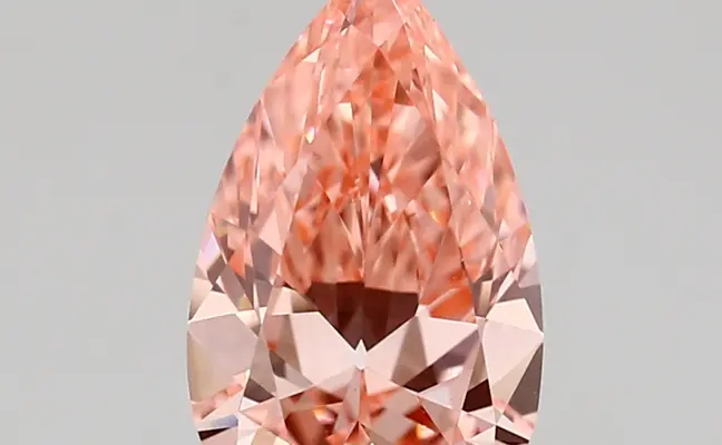 1.47ct FANCY VIVID  PINK VS1 Pear (IGI)