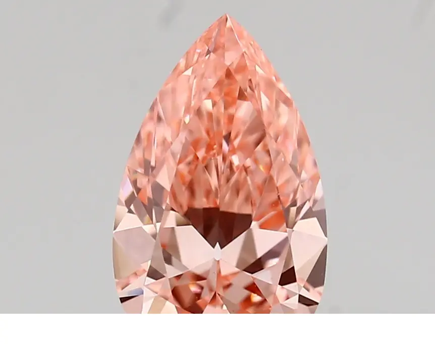 1.47ct FANCY VIVID  PINK VS1 Pear (IGI)
