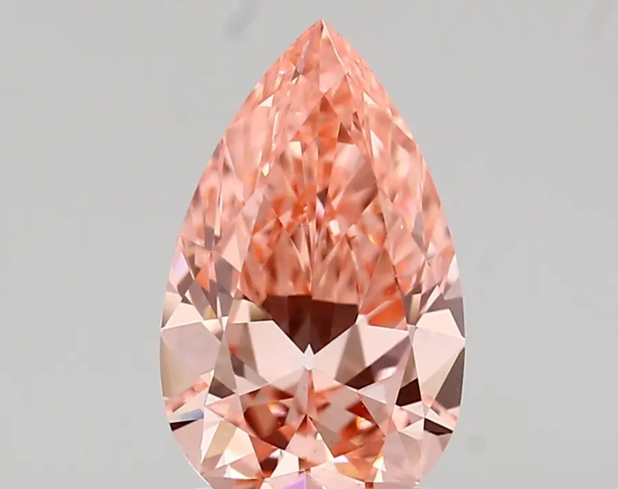 1.47ct FANCY VIVID  PINK VS1 Pear (IGI)