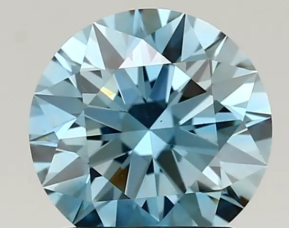 1.45ct FANCY VIVID  BLUE VS1 Round (IGI)