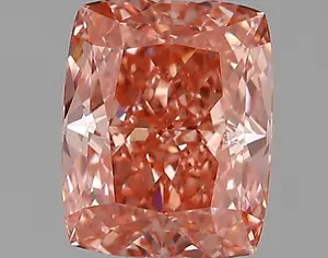 1.41ct FANCY VIVID  PINK VS1 Cushion (IGI)