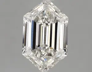 1.39ct E VS2 Long Hexagon (IGI)