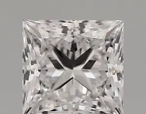 1.38ct D VVS1 Princess (IGI)