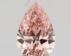 1.38ct FANCY VIVID  PINK VS1 Pear (IGI)