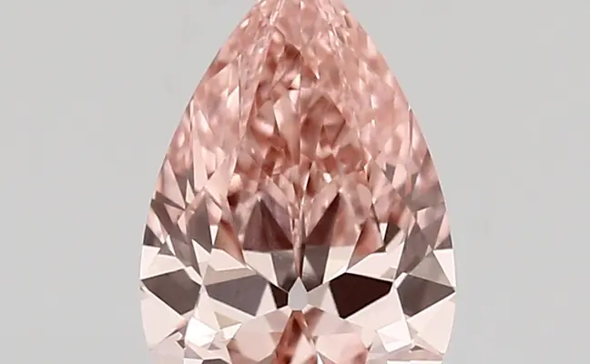 1.38ct FANCY VIVID  PINK VS1 Pear (IGI)