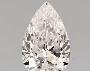 1.38ct D VVS2 Pear (IGI)