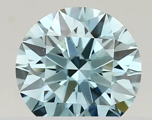1.37ct FANCY VIVID  BLUE VS2 Round (IGI)