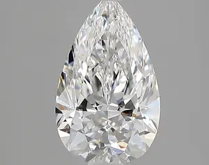 1.36ct D VVS2 Pear (IGI)