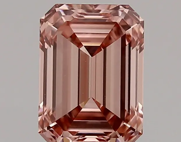 1.34ct FANCY VIVID  PINK VVS2 Emerald (IGI)