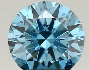 1.34ct FANCY VIVID  BLUE VS2 Round (IGI)