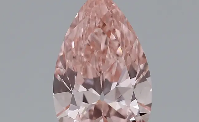 1.33ct FANCY VIVID  PINK VS2 Pear (IGI)
