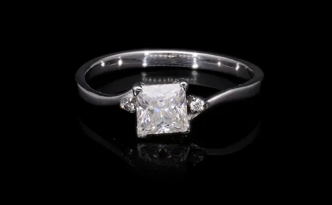 Princess Cut Solitaire Ring