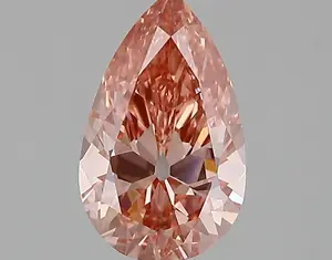 1.30ct FANCY VIVID  PINK VS2 Pear (IGI)