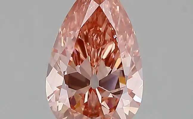 1.30ct FANCY VIVID  PINK VS2 Pear (IGI)