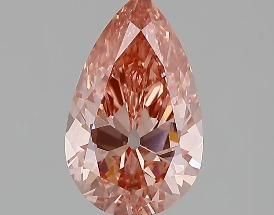 1.30ct FANCY VIVID  PINK VS2 Pear (IGI)